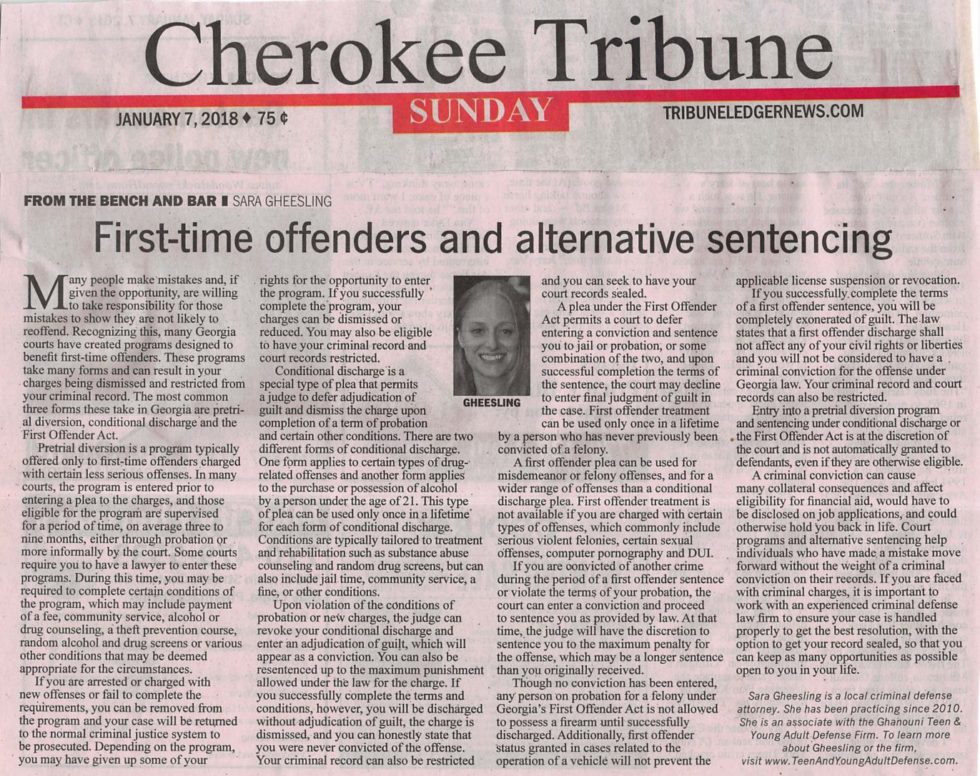 first-time-offenders-and-alternative-sentencing